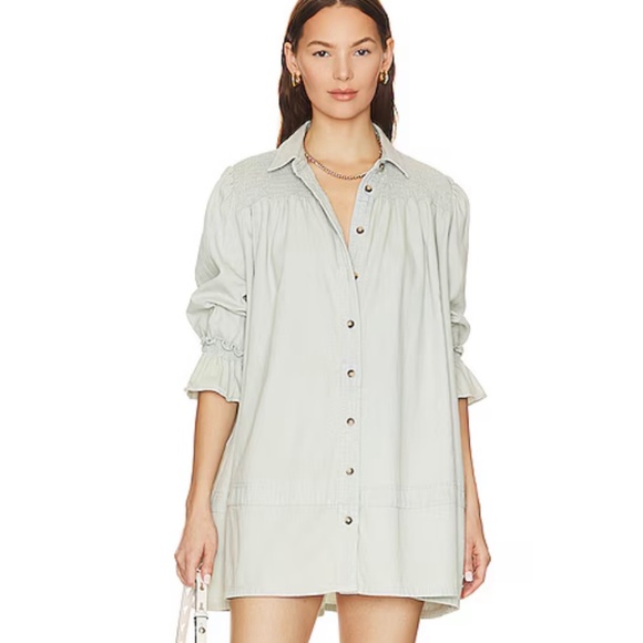 Free People Vanessa Denim Tunic (XS) - Picture 1 of 6